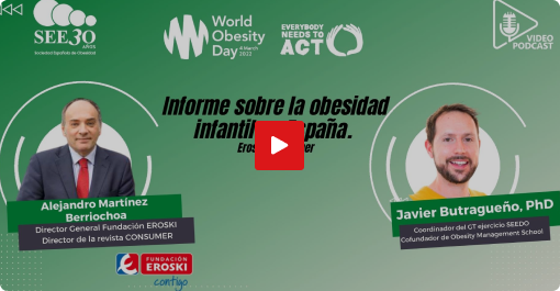 Banner video podcast obesidad infantil en España