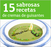 15 sabrosas recetas de cremas de guisantes