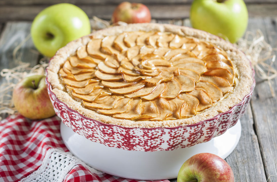 Img tarta manzana otono hd