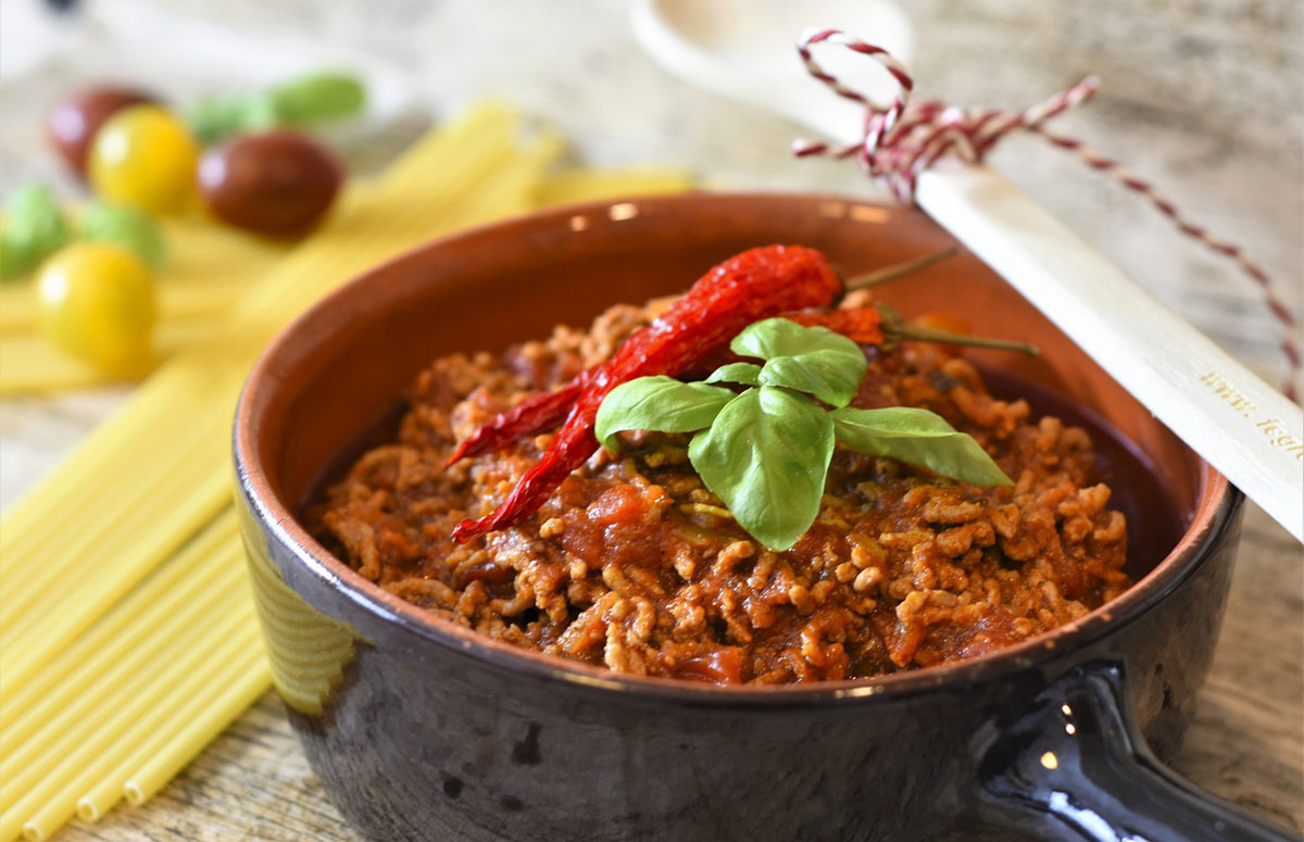 salsa para pasta italiana