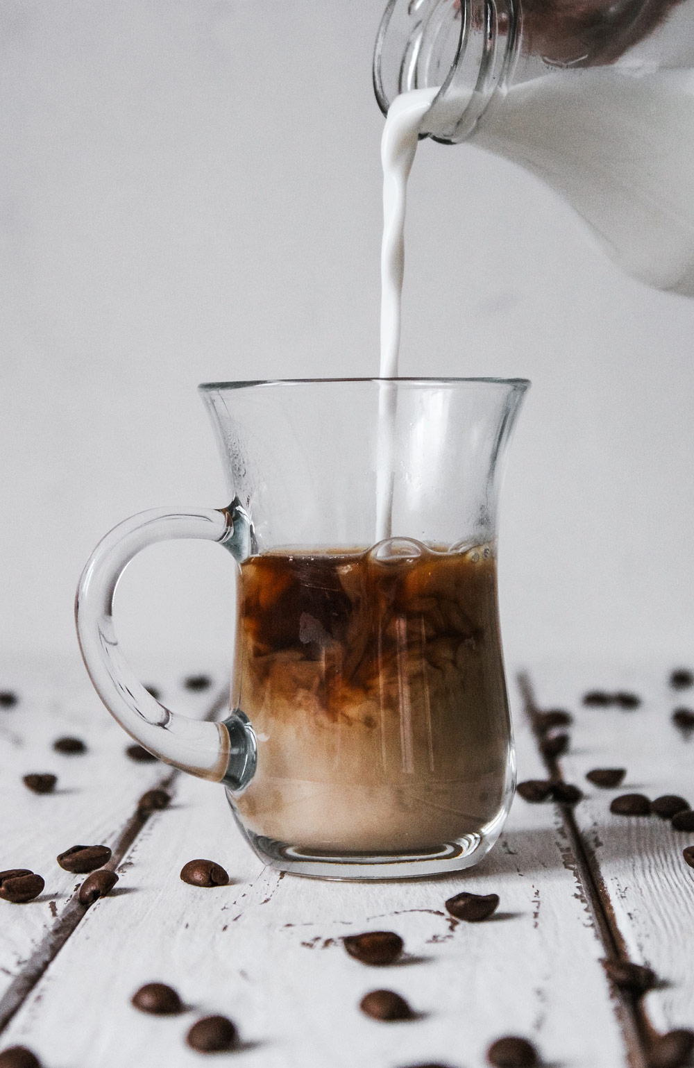 greixos de la llet en el cafè