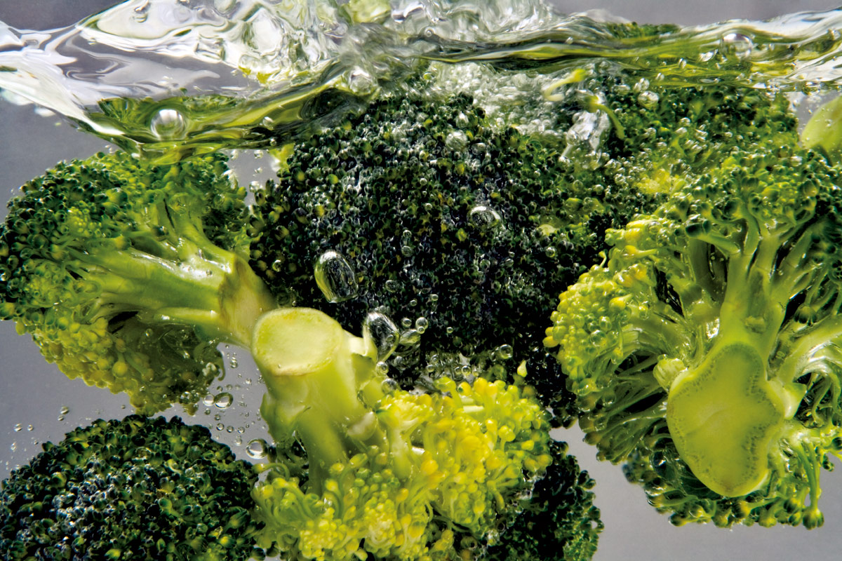 cocer verduras mantenerlas verdes