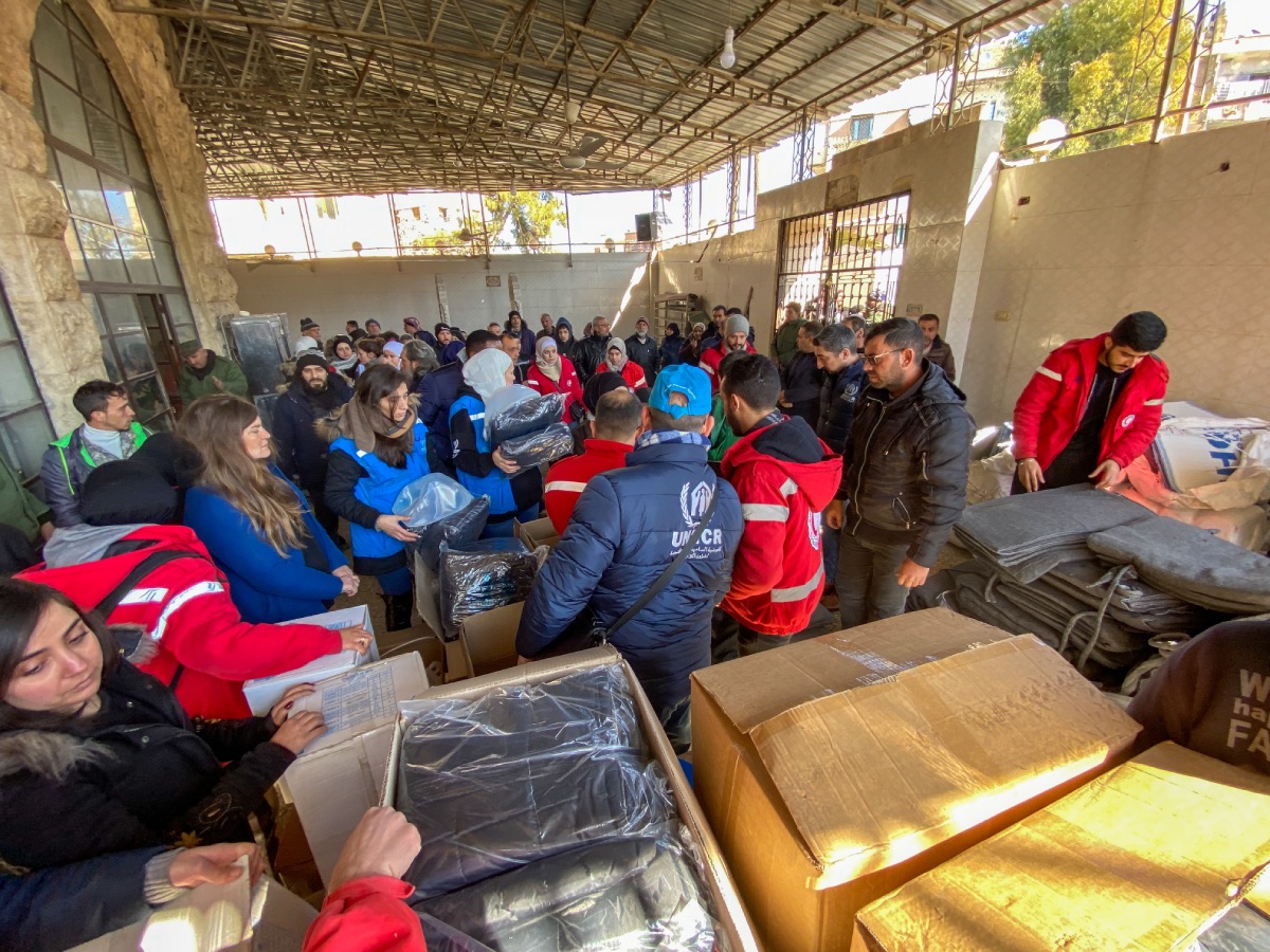 ayuda humanitaria terremotos siria y Turquía