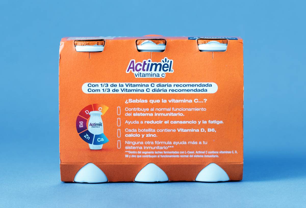 actimel vitamina c defensas