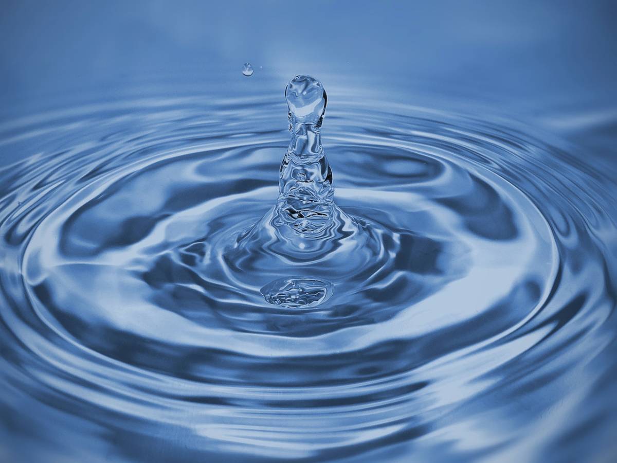 huella hídrica gota agua