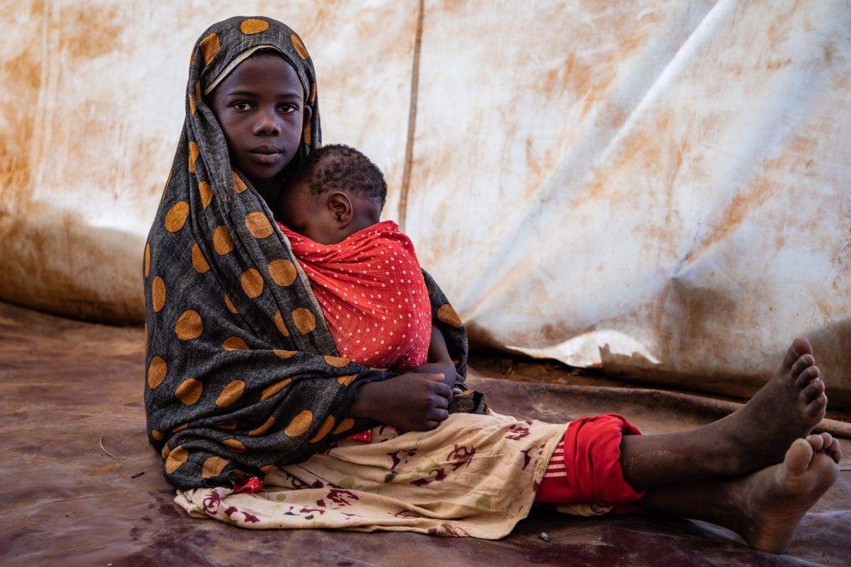 niños refugiados en el campo de Farburo, en Etiopía