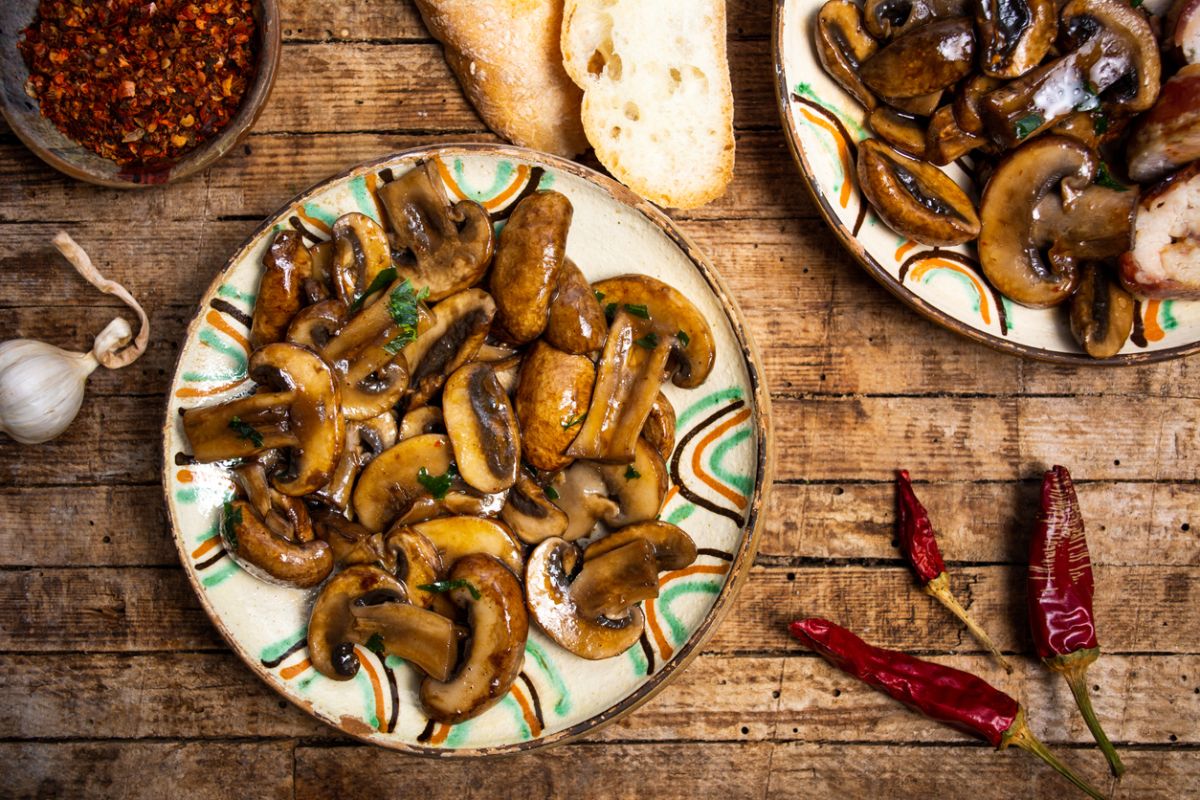 condimentos para setas a la plancha