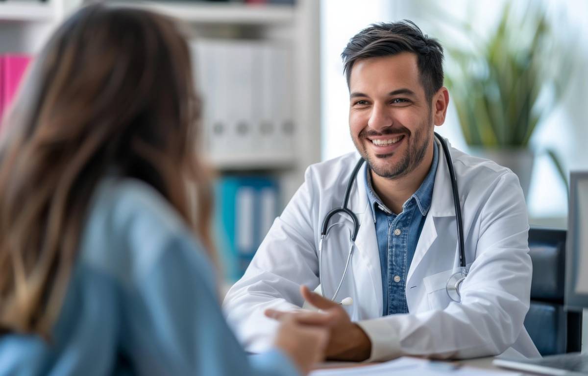 receta deportiva en la consulta del médico