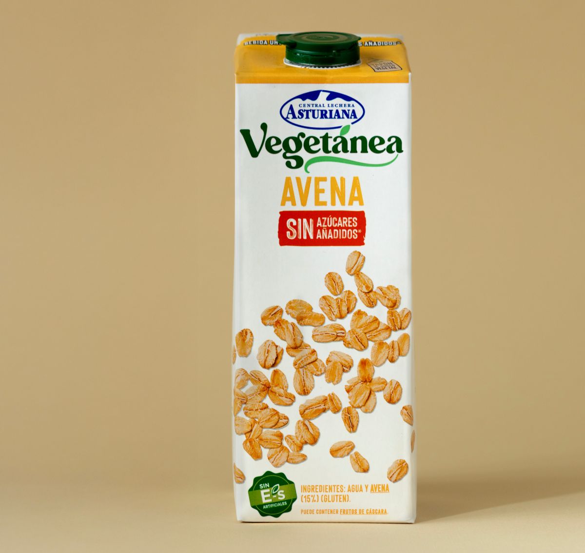 bebida vegetal de avena sin azúcar asturiana