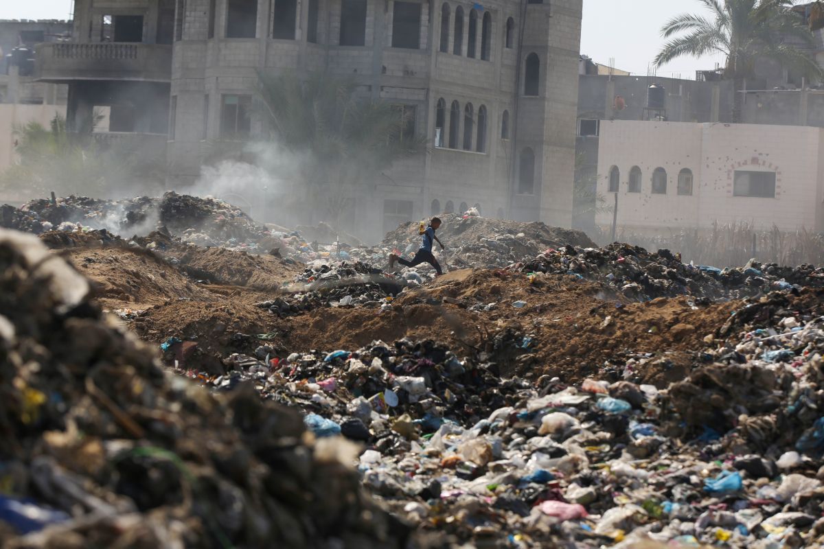 contaminación e inseguridad alimentaria en Gaza