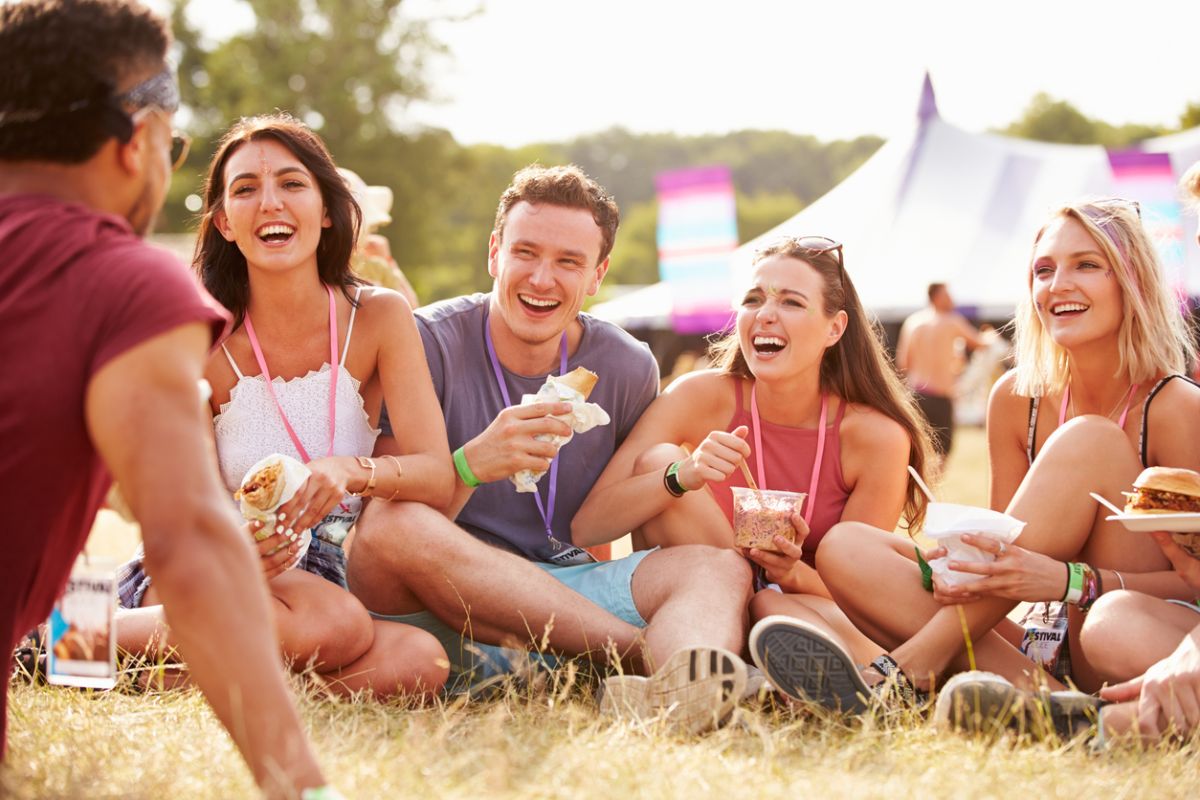 comer seguro en festivales de música