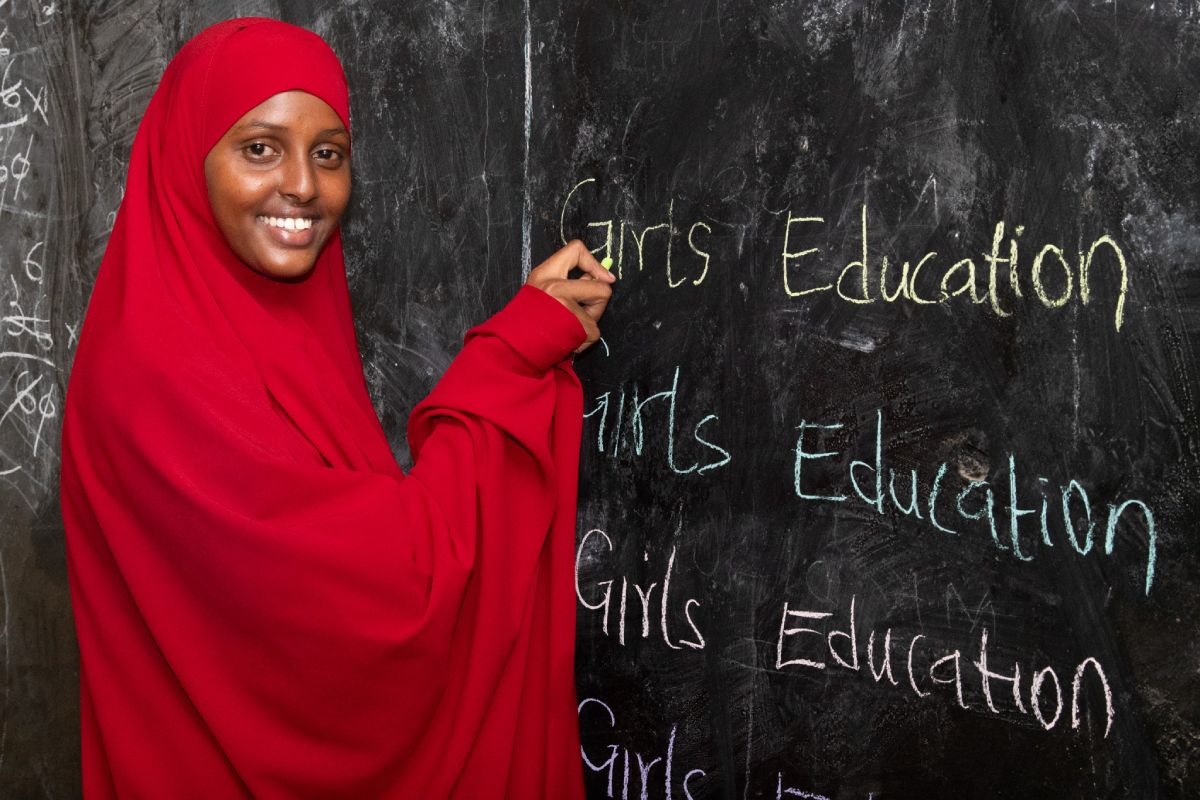 educación de las niñas refugiadas