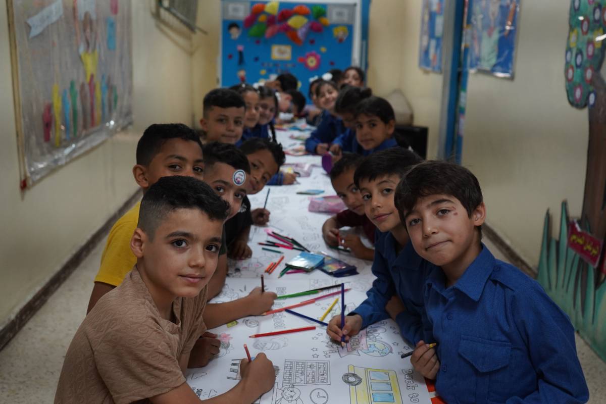 escuela niños Palestina