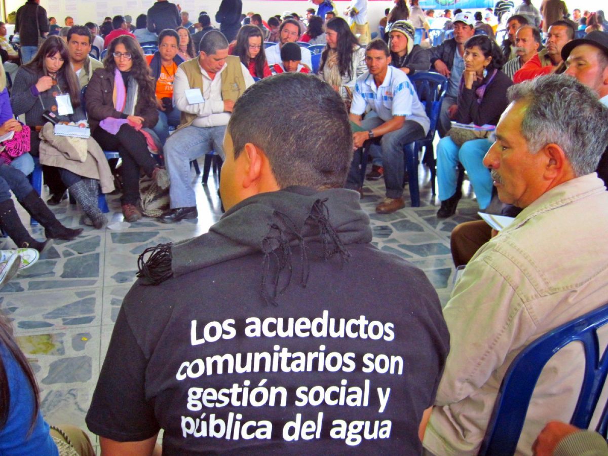acueductos comunitarios Santa Rosa de Tapia