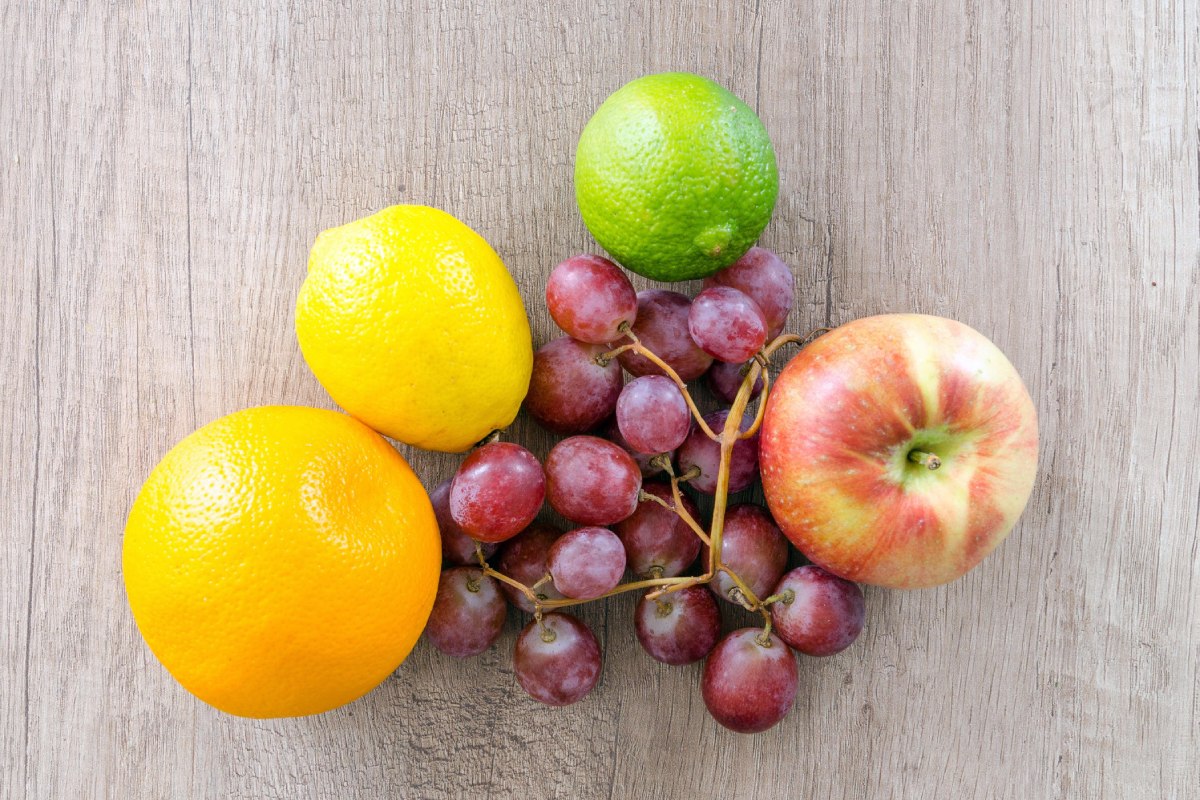 combinar diferentes frutas