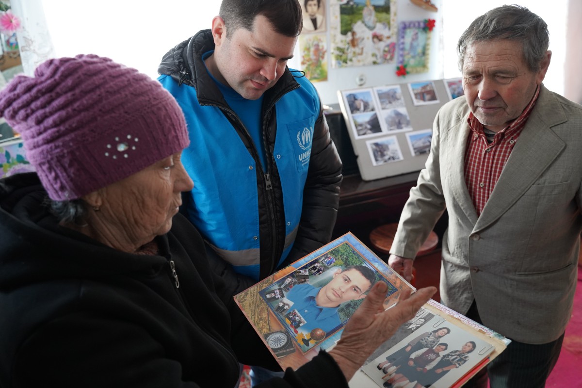 labor humanitaria de Acnur en Ucrania