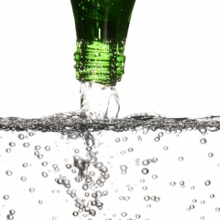 propiedades del agua con gas