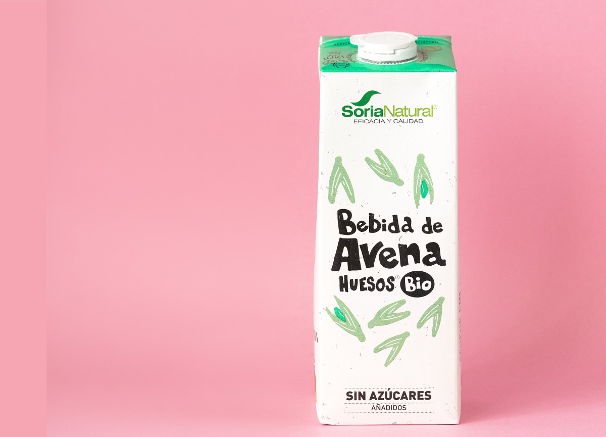 bebida de avena para los huesos
