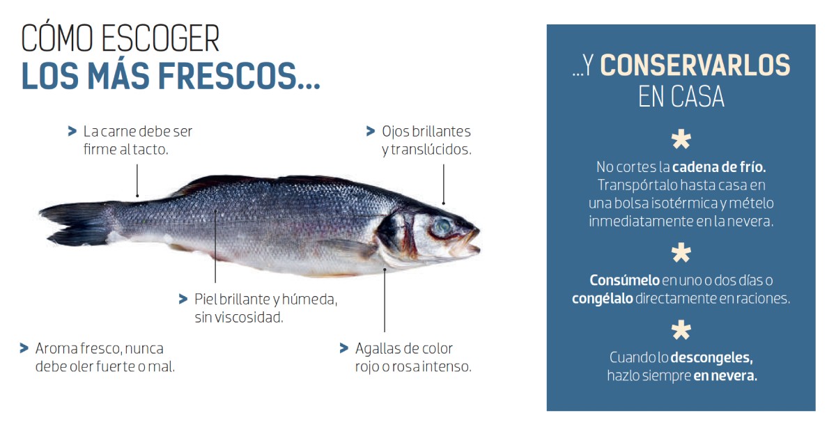 cómo escoger pescado fresco