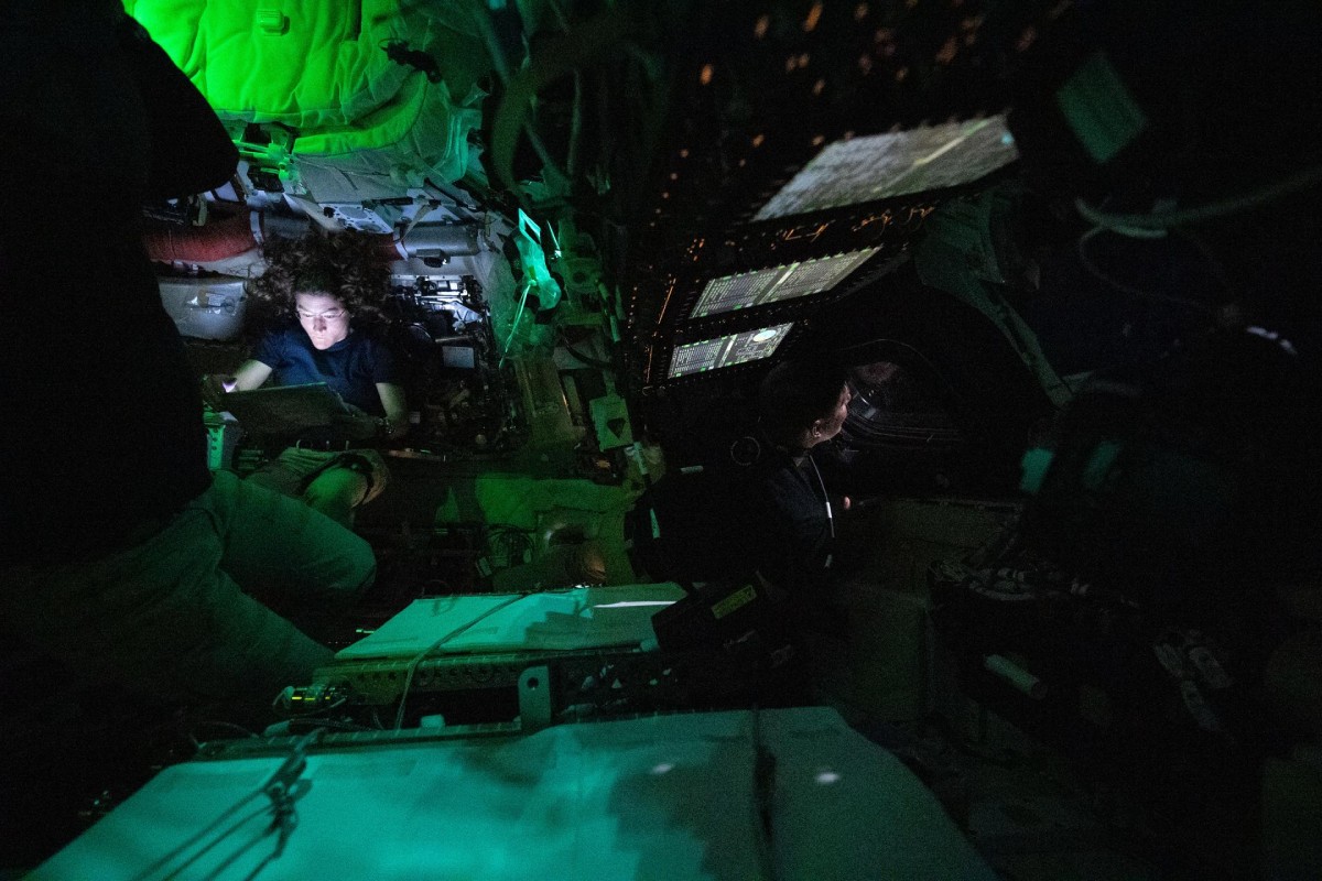 vida cotidiana en una nave espacial