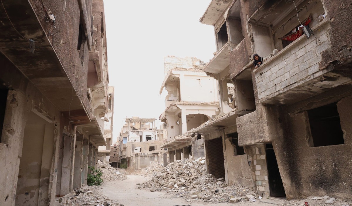 la casa de Walaa en el campamento de Yarmouk