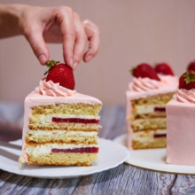 cómo cortar porciones perfectas de tarta