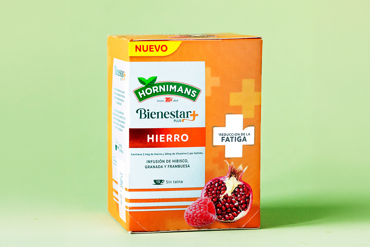 infusión con hierro