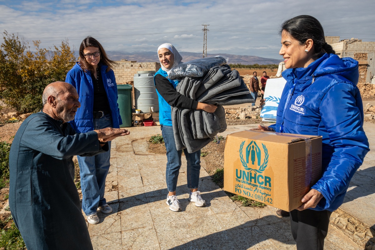 ayuda humanitaria en el regreso a Siria