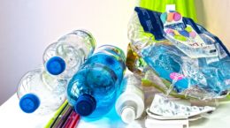 Residuos plasticos botellas