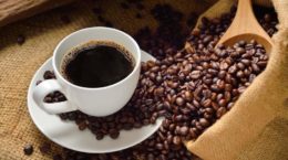 Cafeína en los granos de café