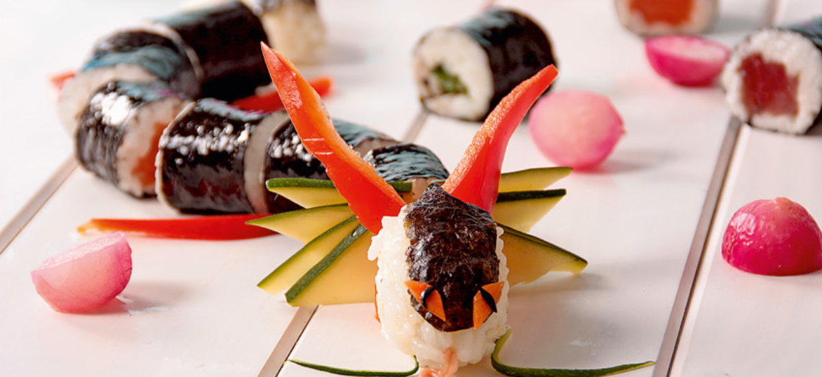 receta sushi dragon