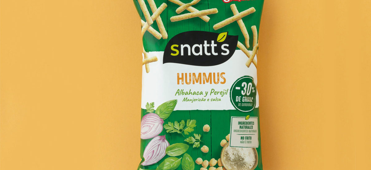 ingredientes calorias de hummus snatts