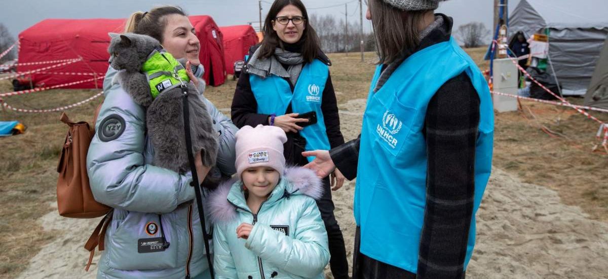 mujeres refugiadas de Ucrania