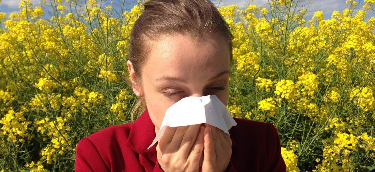 alergia polen mujer