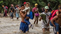 desplazados de Venezuela a Colombia