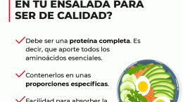 ensaladas con proteína