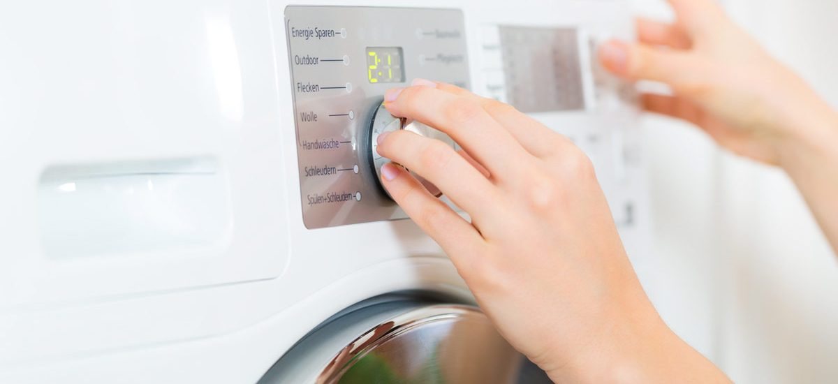 lavadora en modo eco ahorro