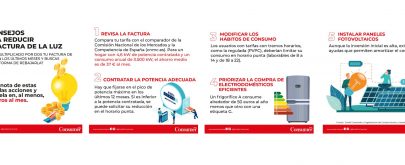 Infografía Cómo ahorrar en factura de la luz