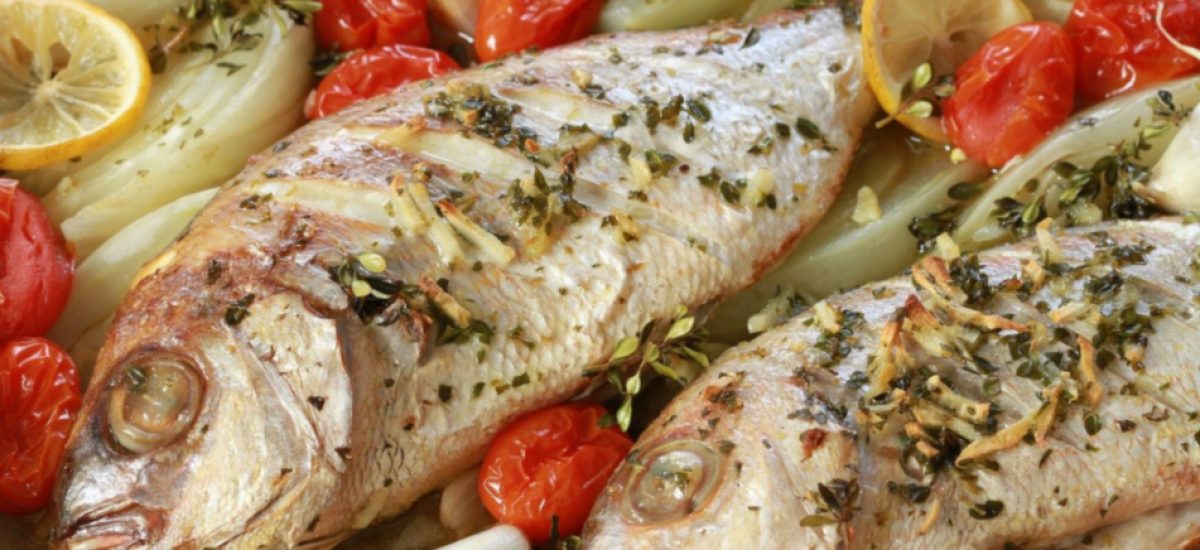 besugos asados besugo verduras