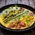 tortilla francesa con vegetales