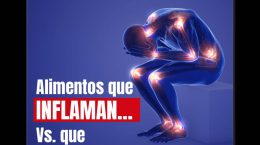 alimentos inflamatorios y desinflamatorios