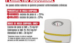 índice masa corporal perímetro abdominal