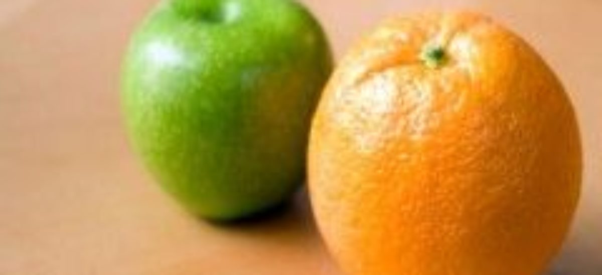 Img manzana naranja