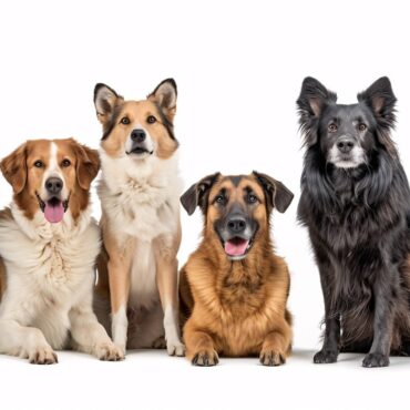 Diferentes razas de perros