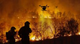 drones bomberos para extinguir incendios