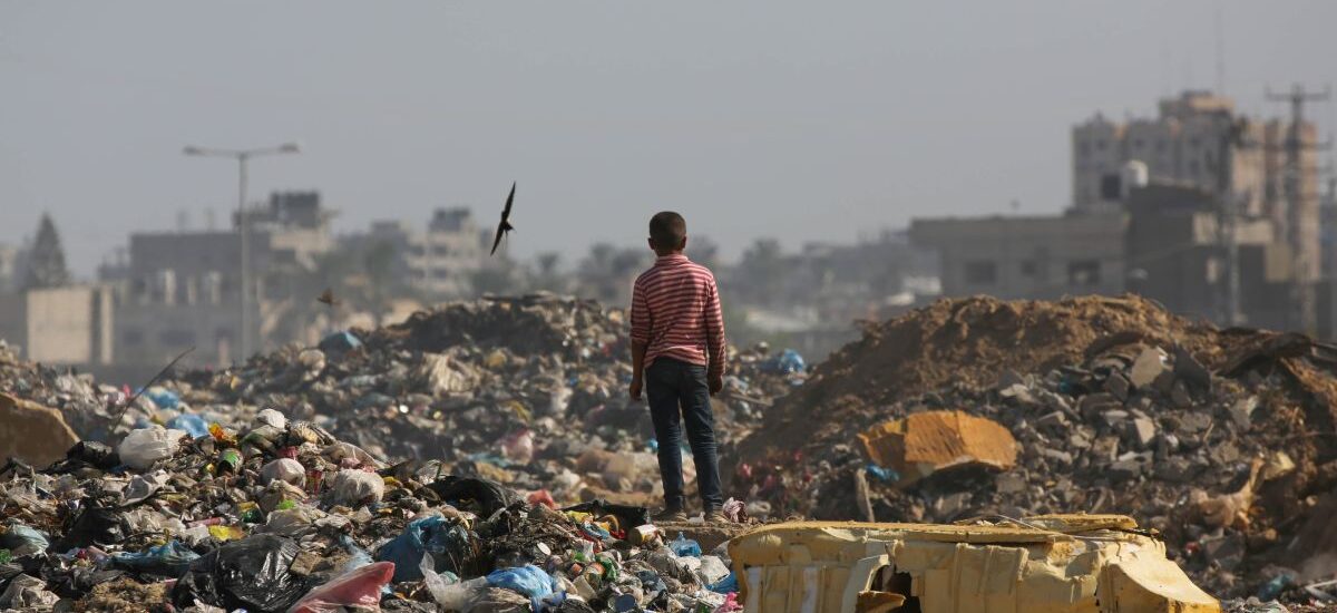 contaminacion de suelos en Gaza