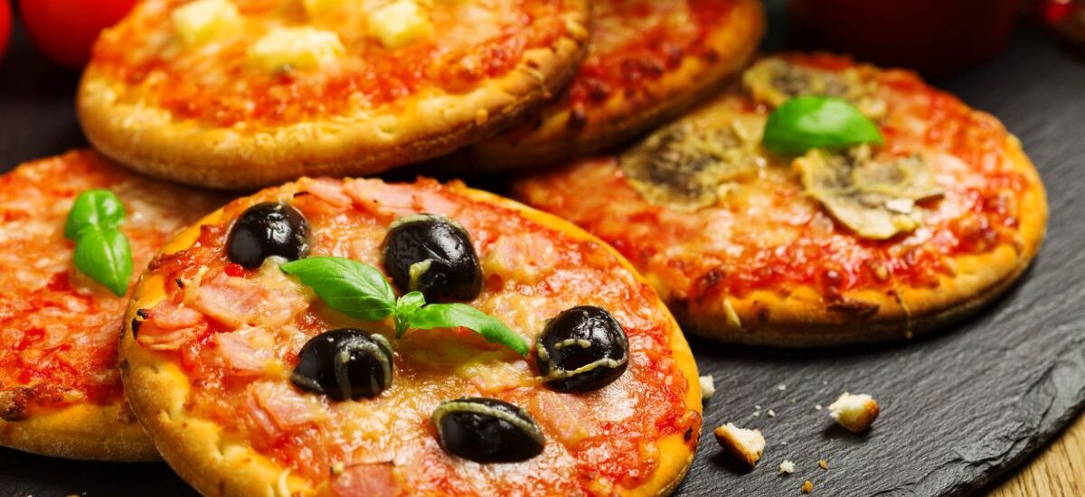 ideas para hacer mini pizzas