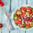 ensalada de tomate y sandía refrescante