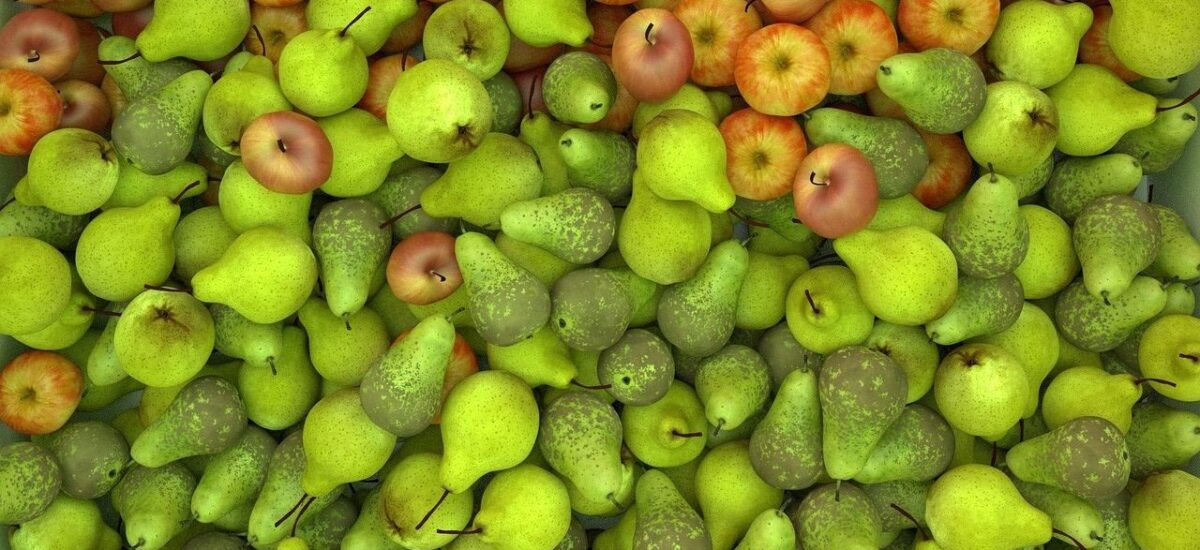 Peras vista desde arriba