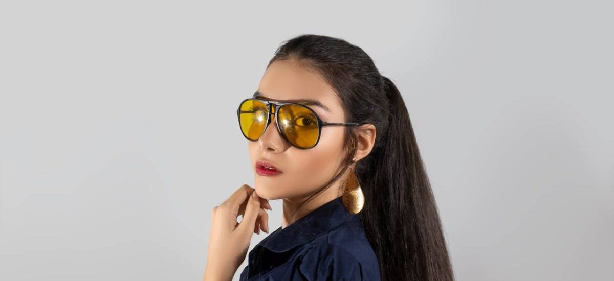 gafas con cristal amarillo